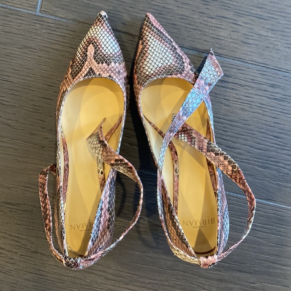 Alexandre Birman snake, skin, animal, print with tie around ankle - Picture 2 of 10